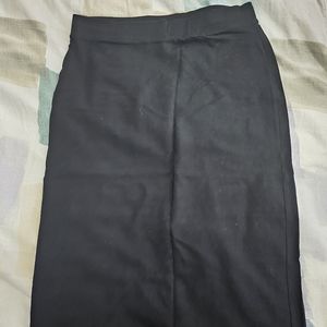 H&M Midi Pencil Skirt (Black)